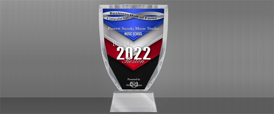 Barrett Suzuki Music Studio Receives 2022 Best of Reston Award