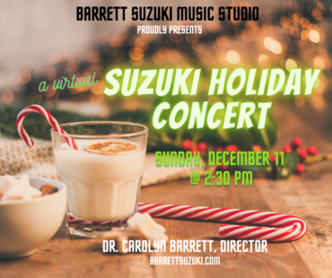 Barrett Suzuki Holiday Concert 2022