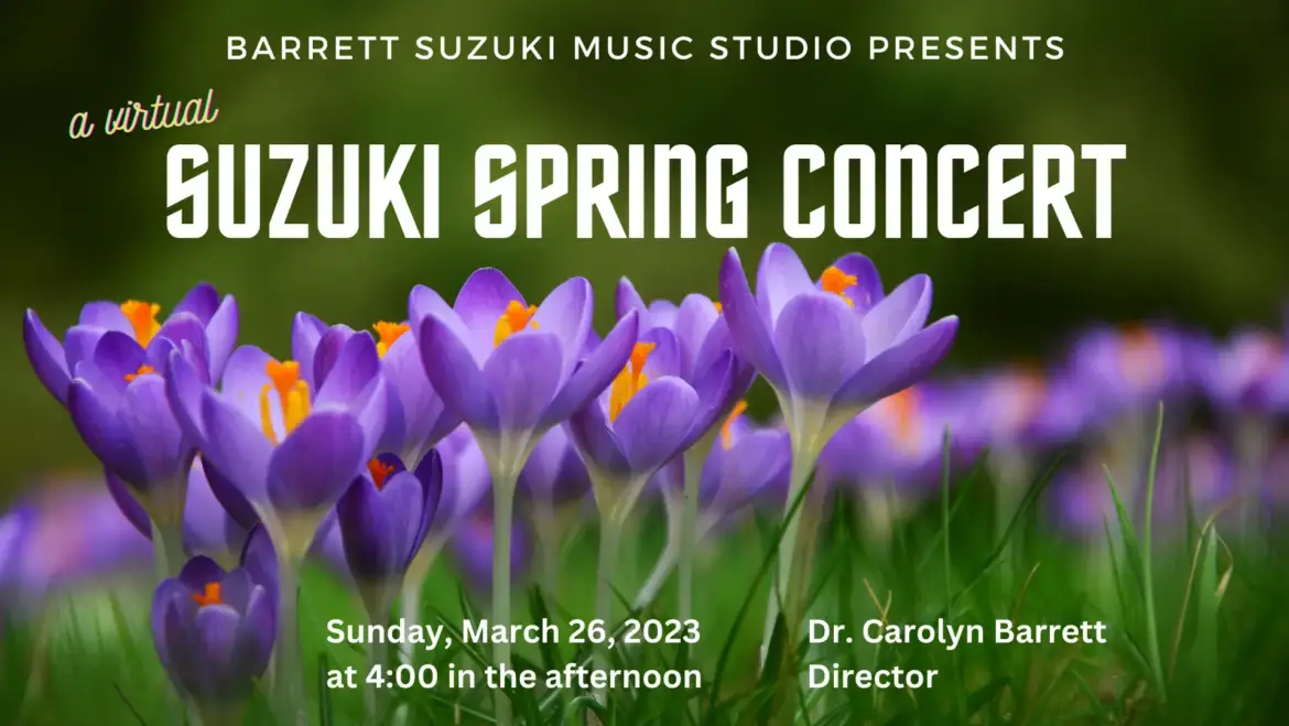 Barrett Suzuki Spring Concert 2023