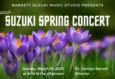 Barrett Suzuki Spring Concert 2023