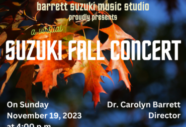 Barrett Suzuki Fall 2023