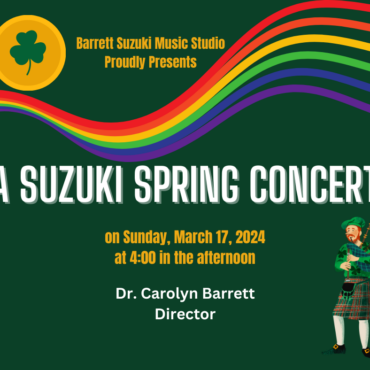 Barrett Suzuki Spring Concert 2024