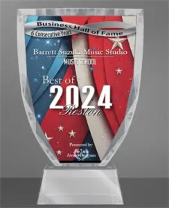 Barrett Suzuki Music Studio wins Best of Reston 2024