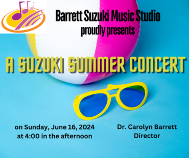 Barrett Suzuki Summer Concert on June 16, 2024